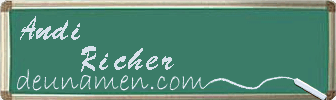 Andi Richer Visitenkarte